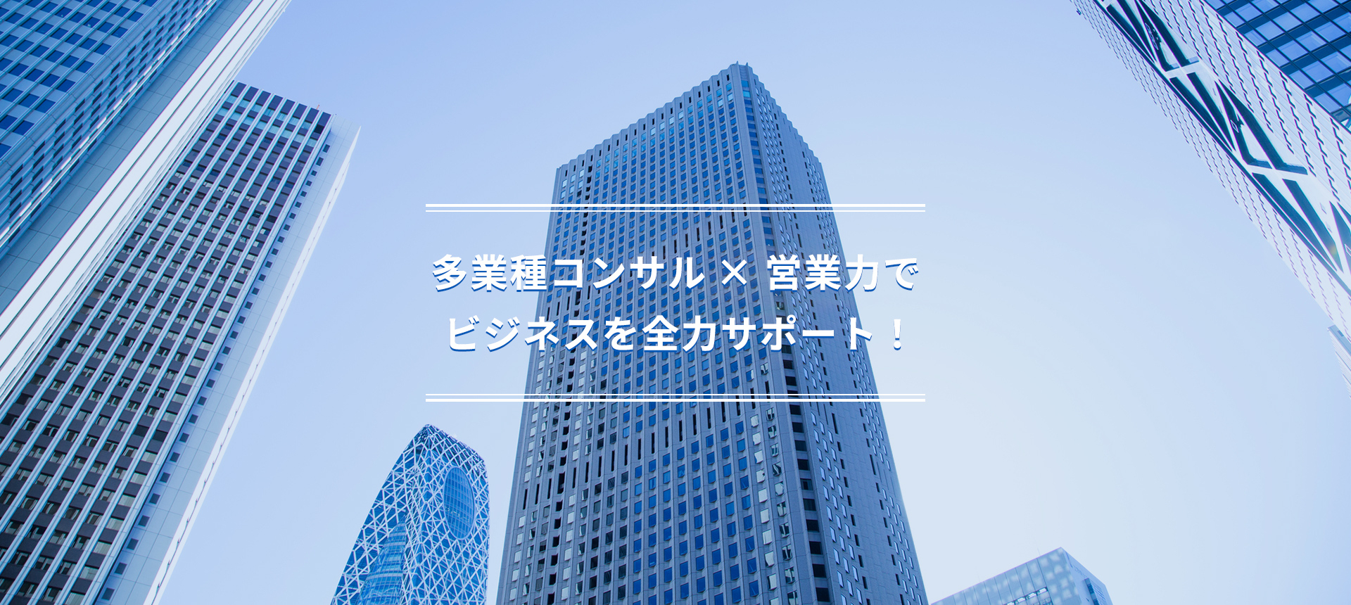 他業種コンサル×営業力でビジネスを全力サポート!